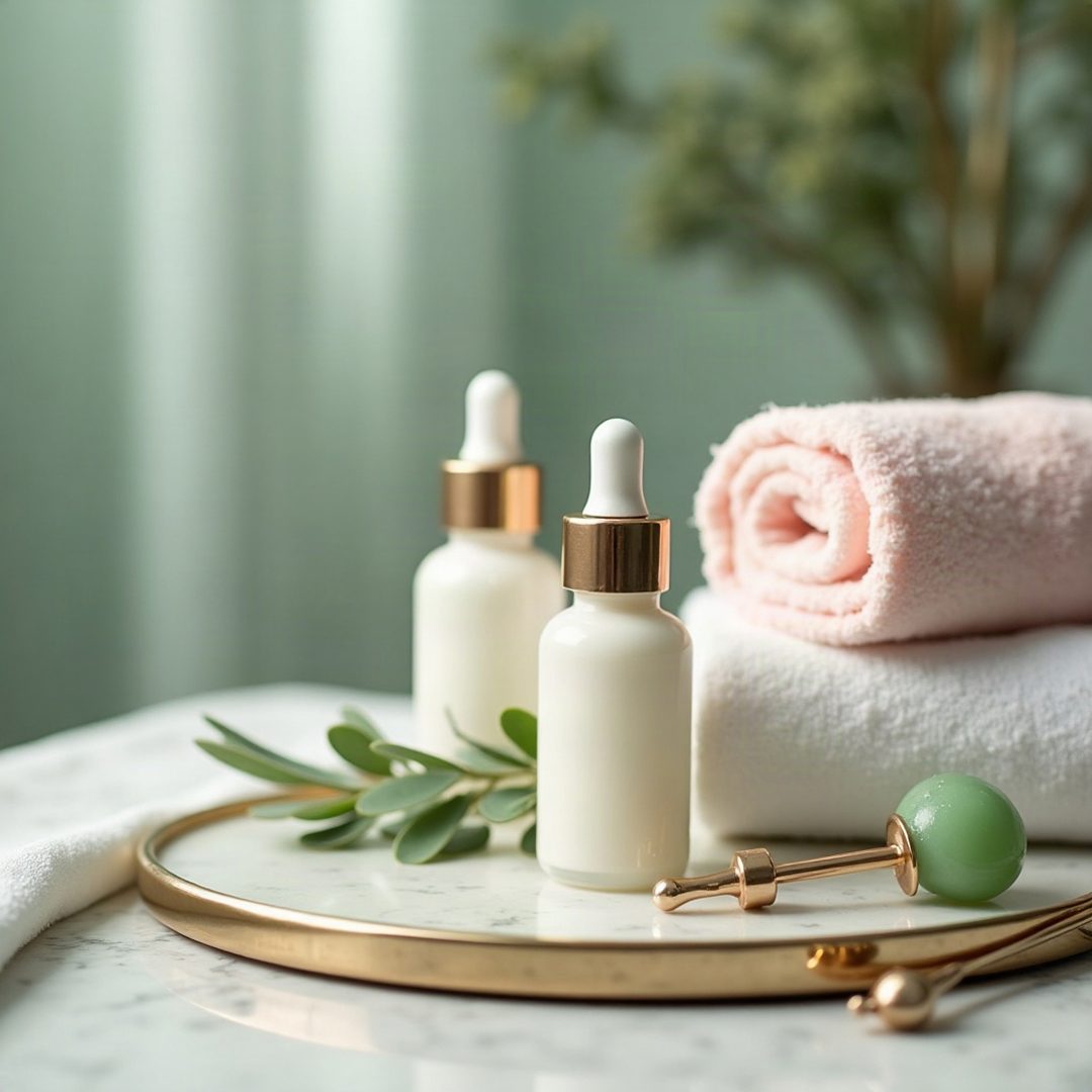 Facial and skincare treatment station
